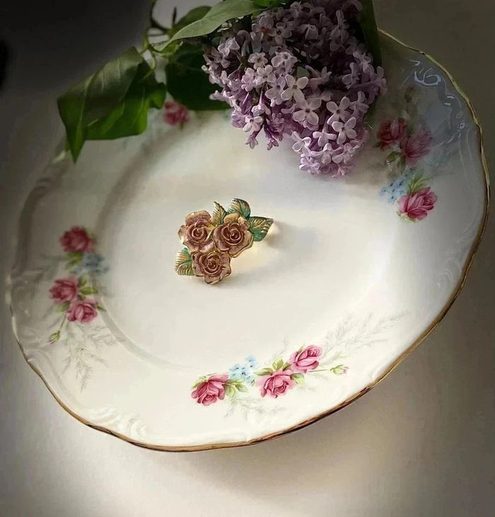 Broche vintage des fleurs - photo numéro 4