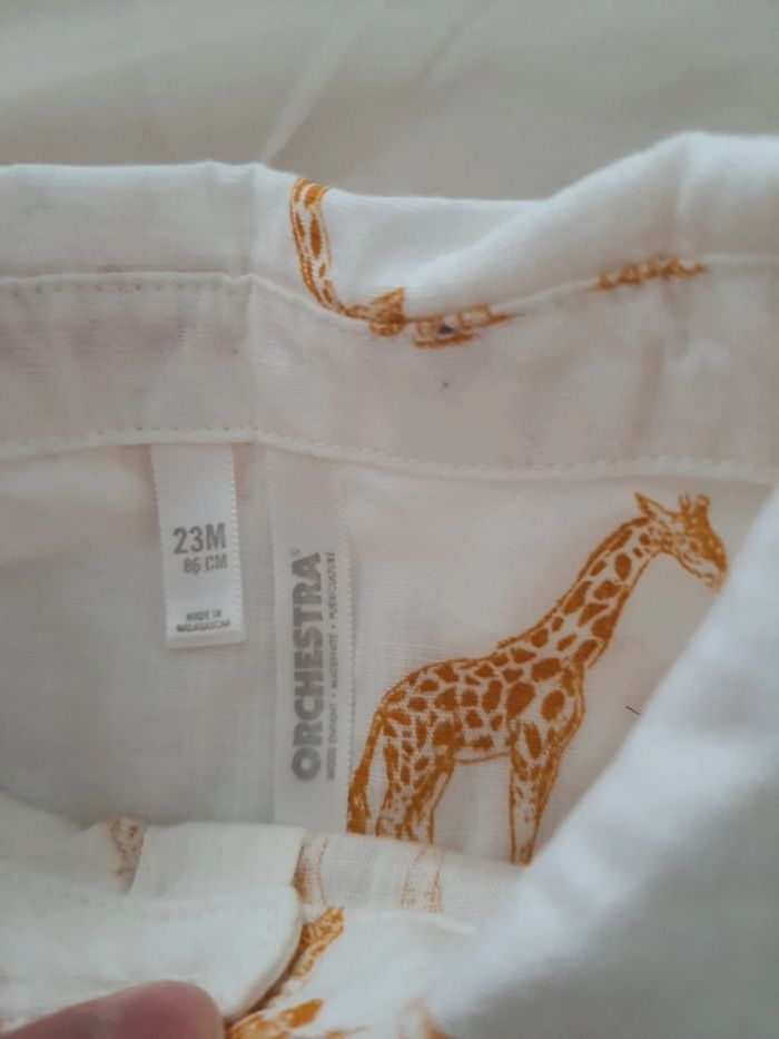 T-shirt chemise manche courte bébé été 23 mois 86cm orchestra baby - photo numéro 4