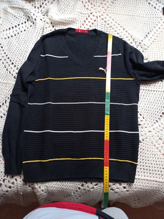 Pull homme Col en V - photo numéro 4