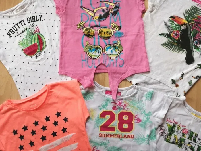Lot de 6 t-shirts fille 3 ans - photo numéro 4