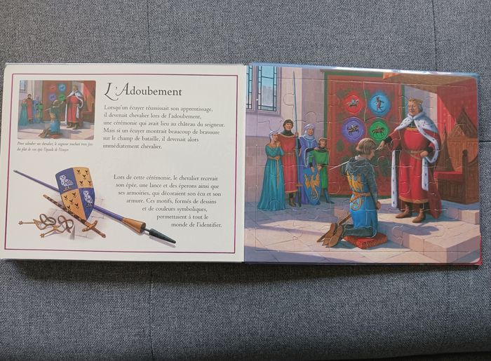 Chevaliers et châteaux forts avec puzzles - photo numéro 7
