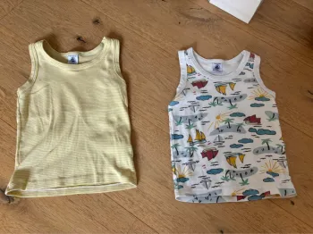 Lot de débardeurs garçon Petit Bateau