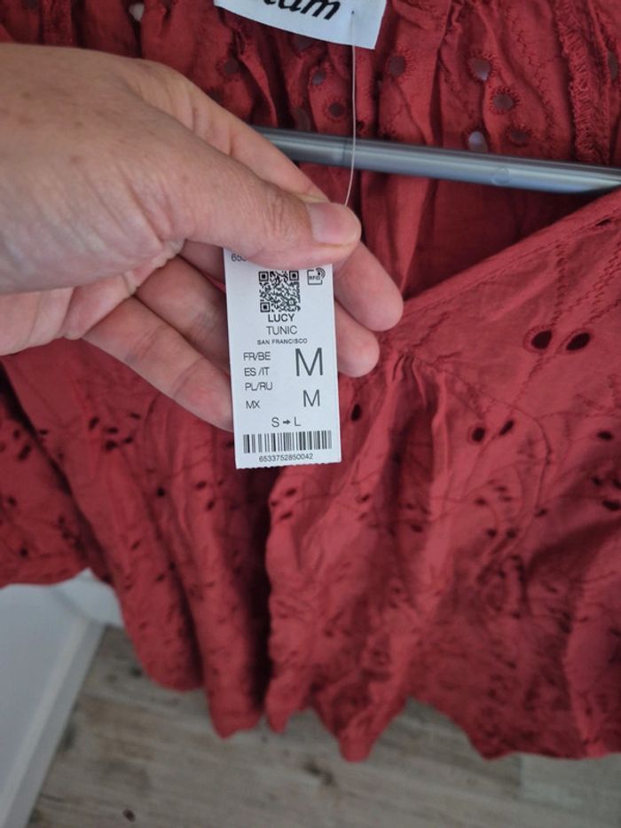 Robe de plage Etam M brique neuve - photo numéro 3