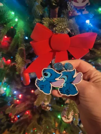 Boucles d'oreilles Stitch disney