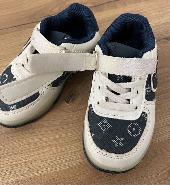 Basket garçon taille 23 basket Bleu Marine - photo numéro 8