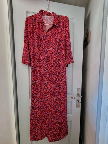 Robe longue fleurie