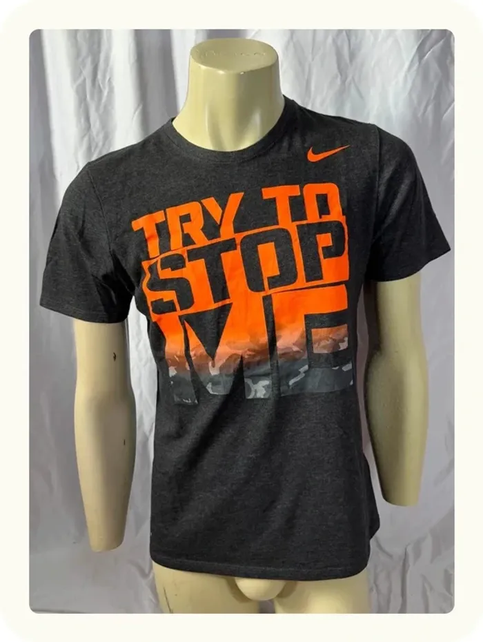 Tee shirt imprimé homme Try to stop Nike Taille M
