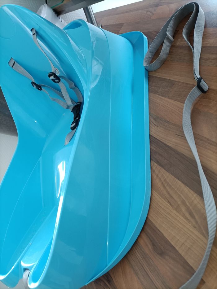 Luge bleu Bébé avec sangles EDA - photo numéro 4