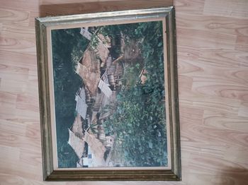 tableau cadre doré photo de Thaïlande 72 x 60 cm