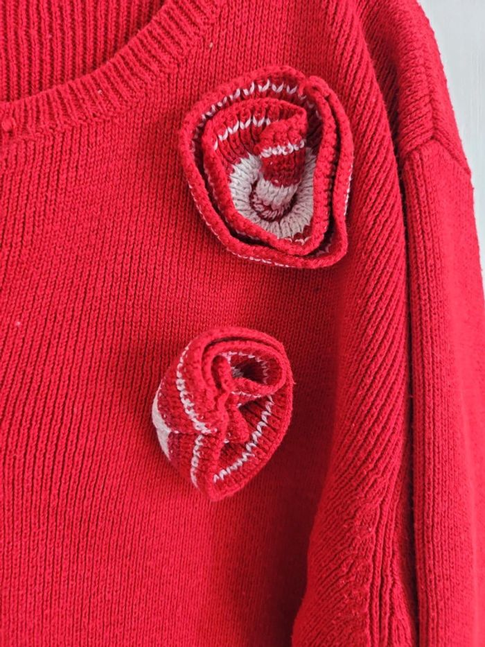 Gilet rouge fille 4 ans - photo numéro 3