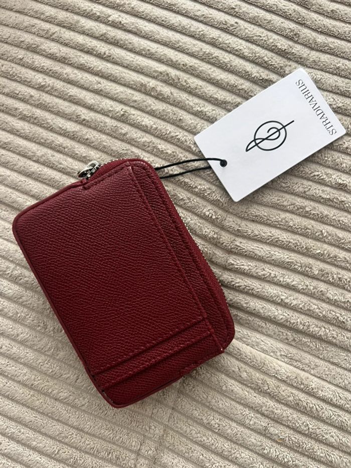 Portefeuille stradivarius bordeaux - photo numéro 2