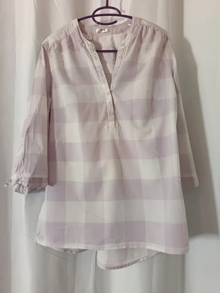 Blouse carreaux