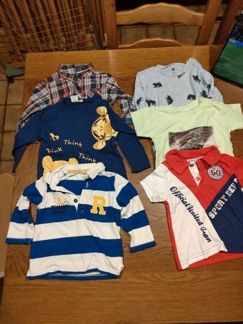 Lot haut garçon 12mois