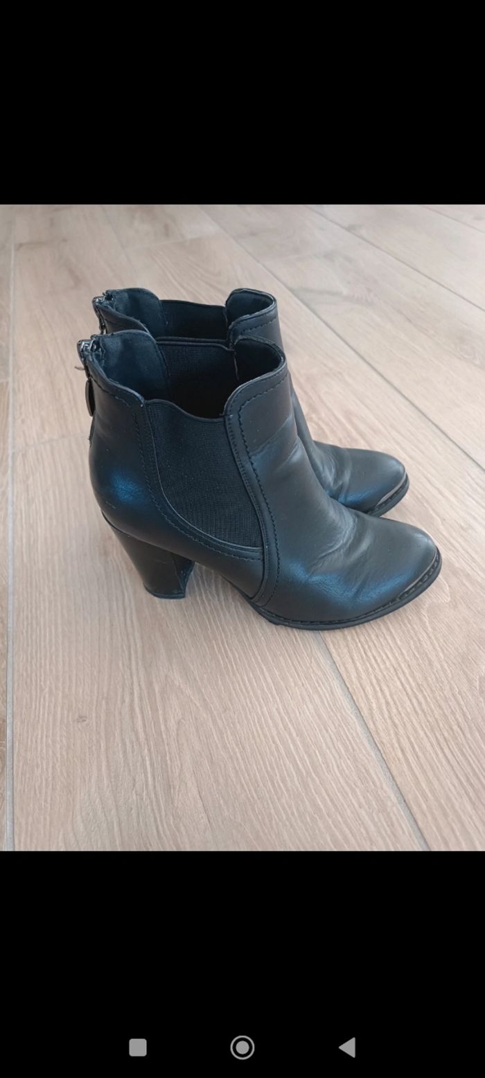 Bottines noires 37 - photo numéro 2