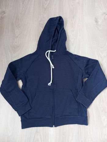 Sweat à capuche marine