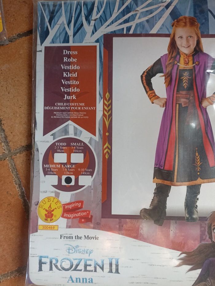 Déguisement Anna reine des neiges