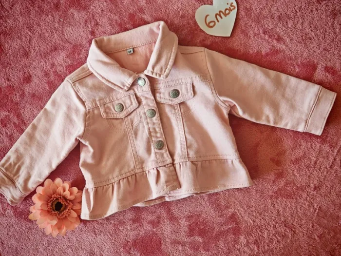 Veste rose poudré - photo numéro 2
