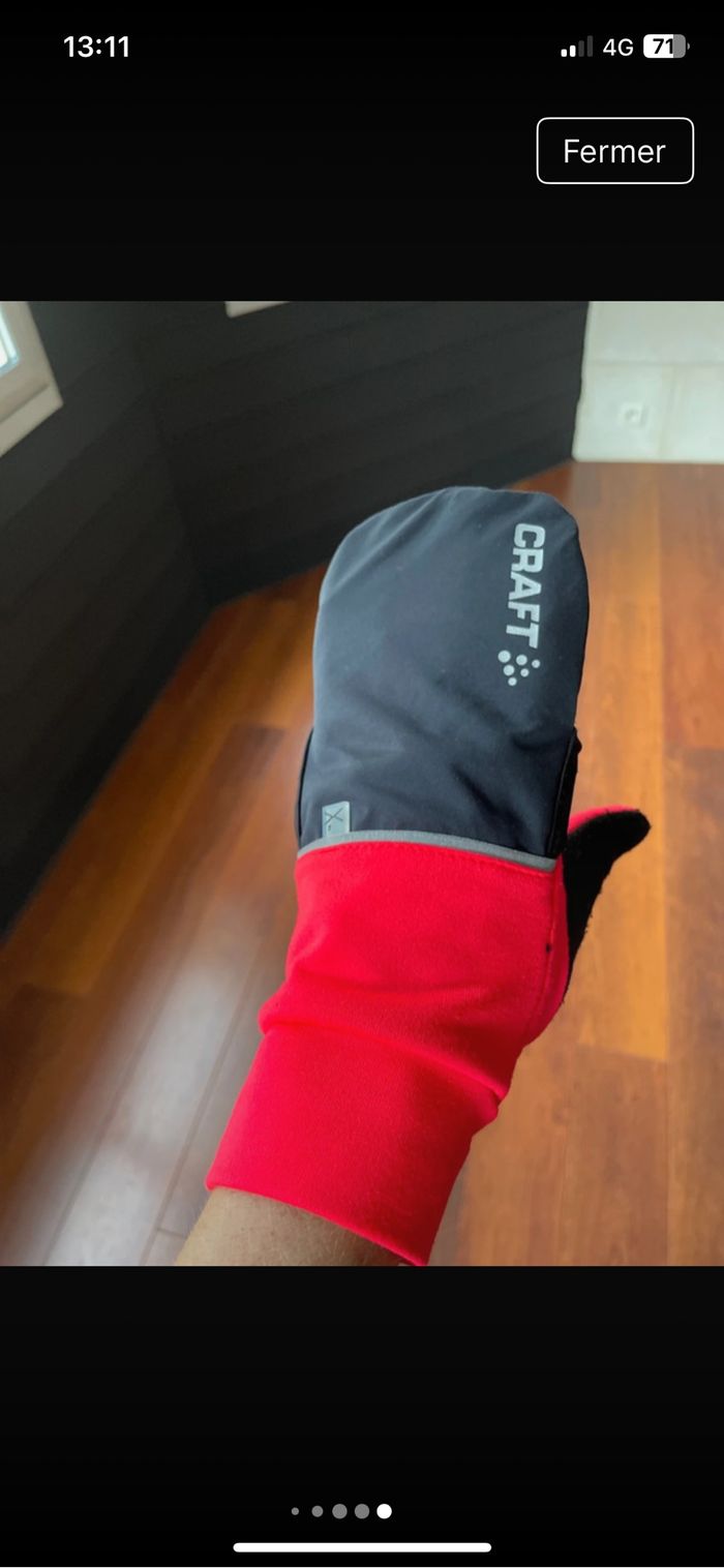 Gant moufles running - photo numéro 7
