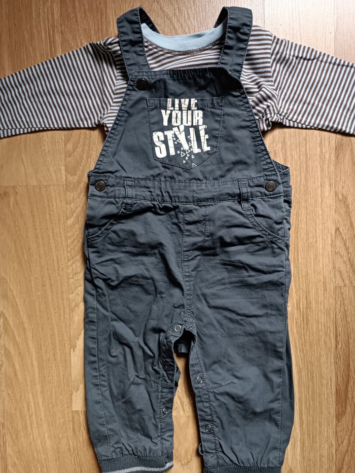 Ensemble salopette 18 mois