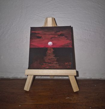 Toile Mer  Coucher de Soleil 