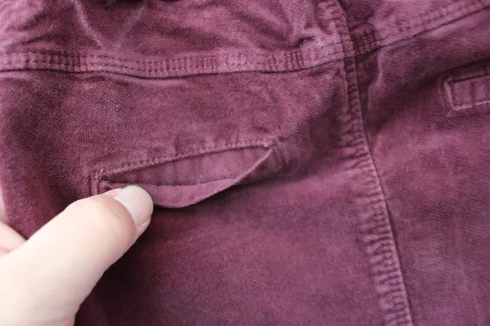 👗 Jupe grenat, effet daim, Kiabi, Taille 5 ans 📌 - photo numéro 6