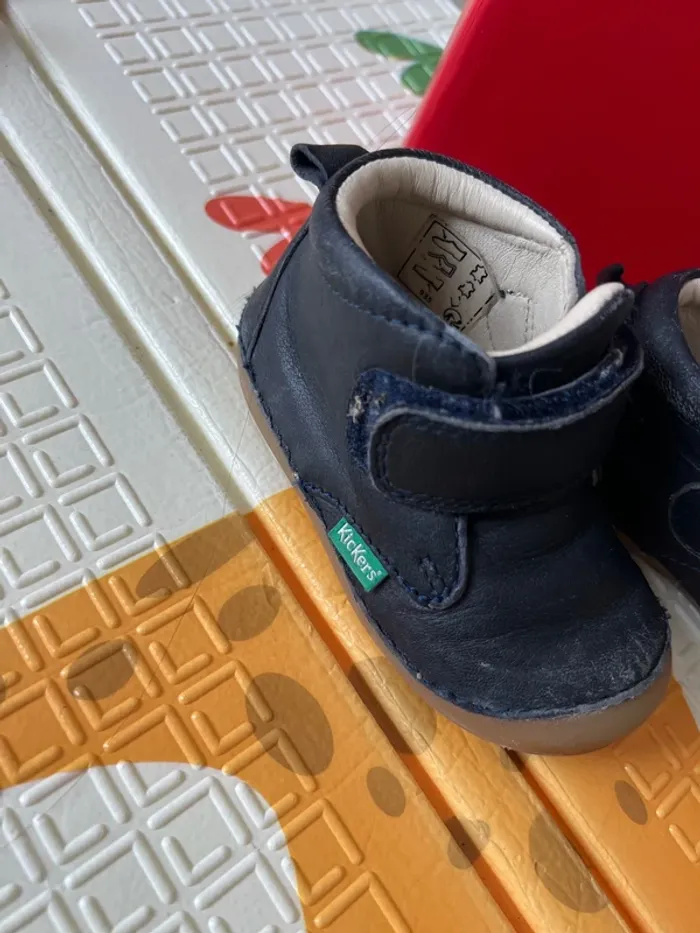 Kickers sabio bébé en cuir – Taille 20 bon état - photo numéro 5