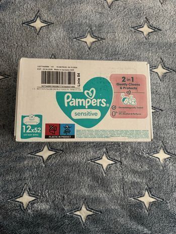 Lingettes Pampers Sensitive