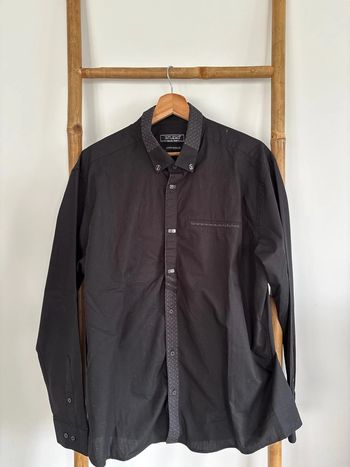 Chemise noire 100% coton Armand Thierry taille XL