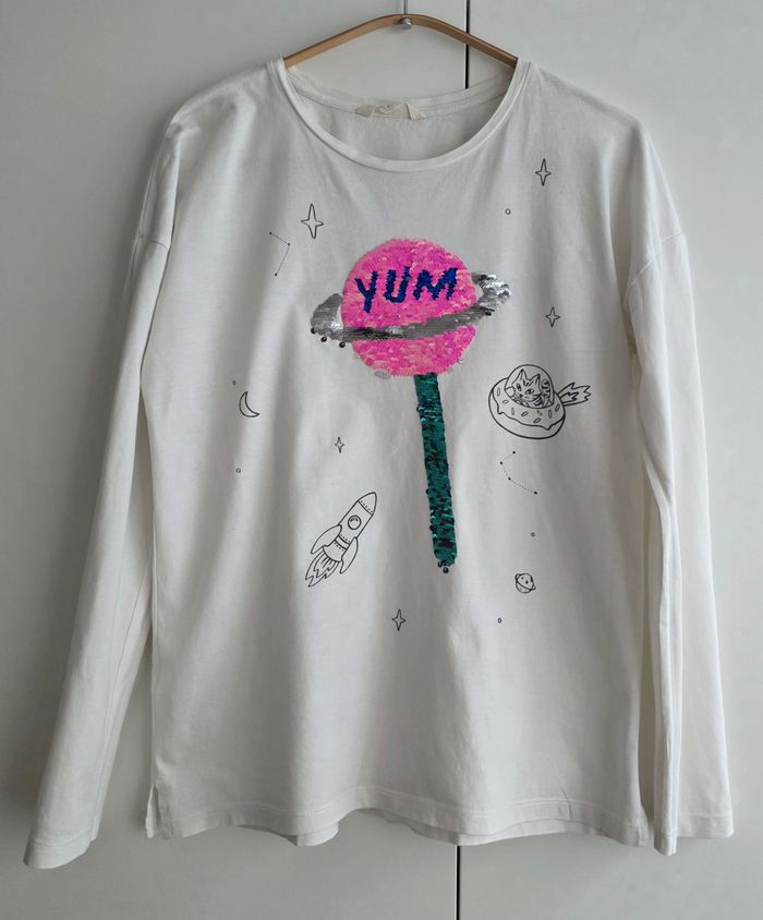 T-shirt Mango, taille 13/14 ans - photo numéro 2