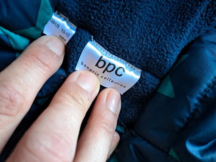 Combinaison de pluie doublée polaire BPC 10-12 mois - photo numéro 2