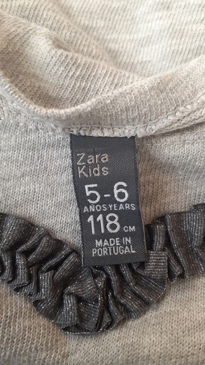 😍 Joli tee-shirt. 5/6 Ans. Zara.😍 - photo numéro 5