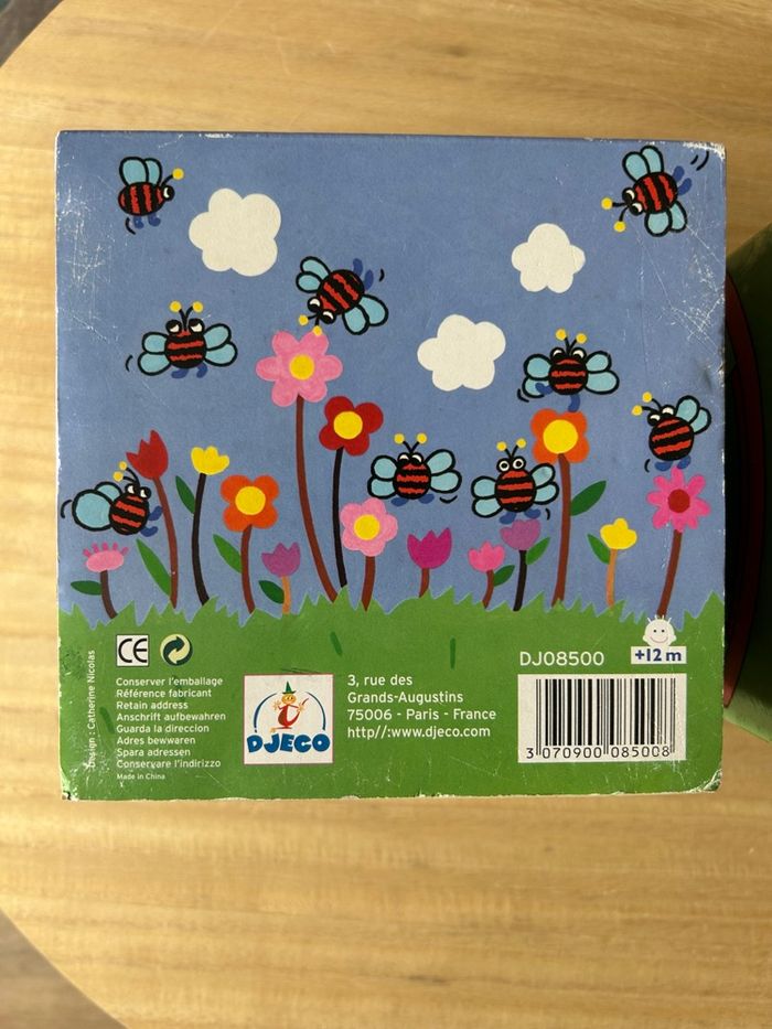 Jeu Djeco – 10 cubes imagiers empilables +12m, motive animaux - photo numéro 5