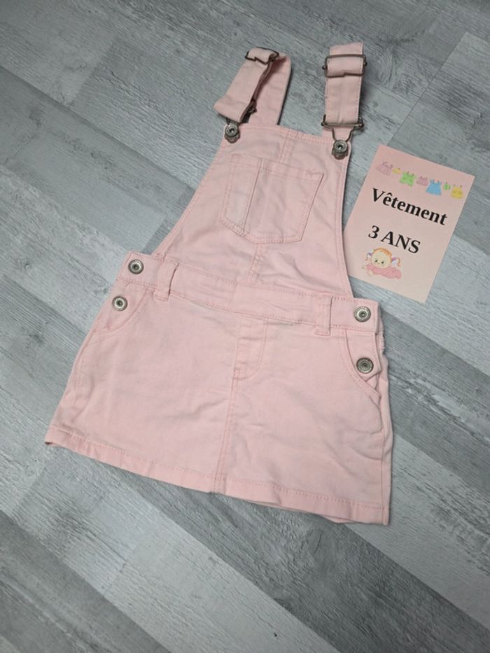 Robe salopette dos nu fille 3 ans - photo numéro 2