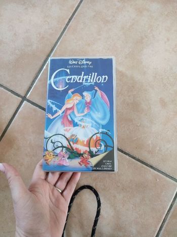 vhs cendrillon disney