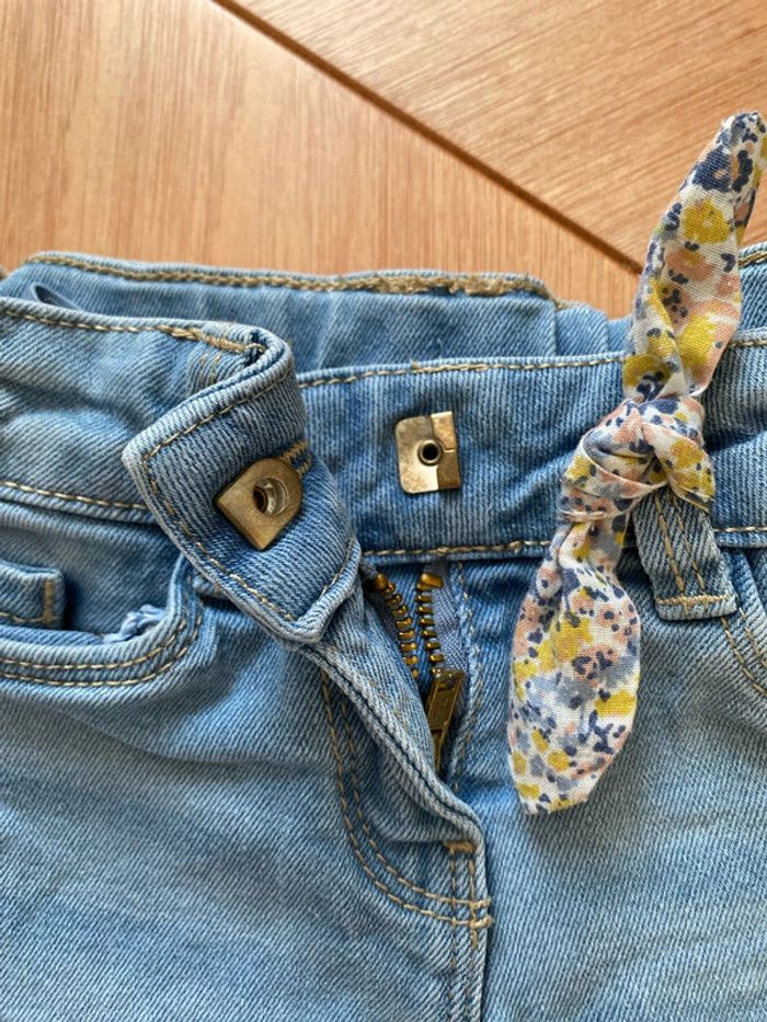 Short en jean bleu clair TAO - photo numéro 2