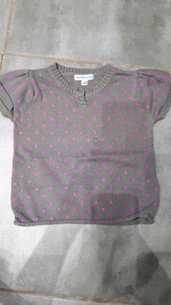 Pull manche courte 18 mois