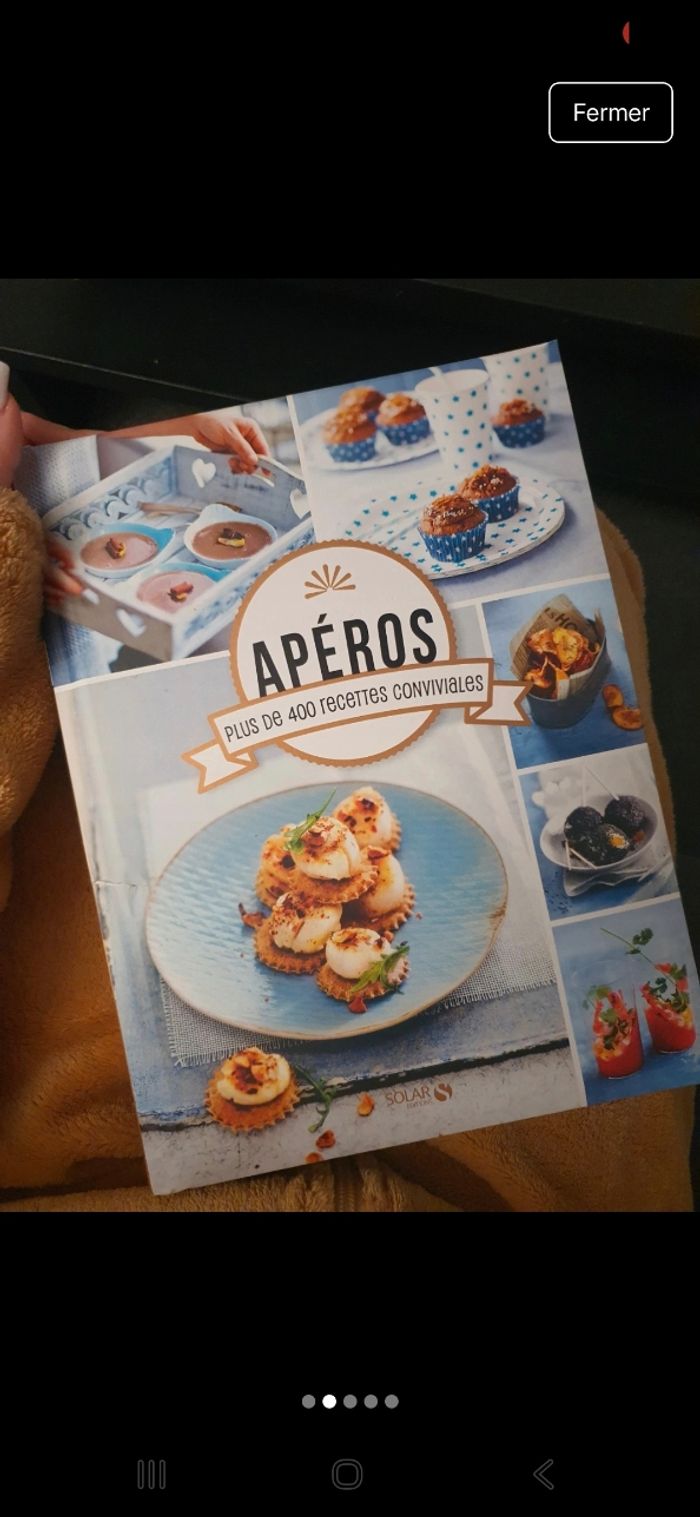 Lot livres de recette aperos - photo numéro 2