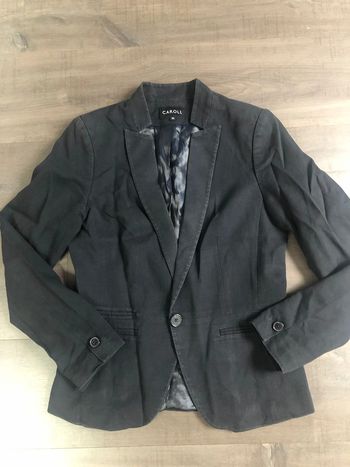 Veste blazer légère Caroll taille 36 marine