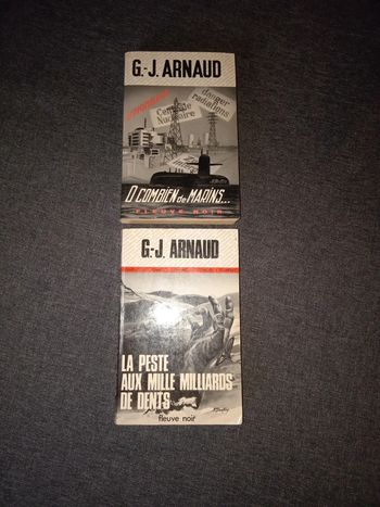 Lot de 2 romans G. J. Arnaud