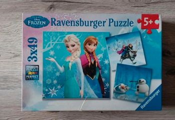 Puzzle 3x49 pièces La reine des neiges