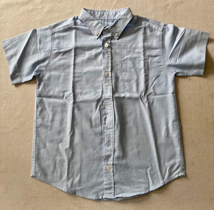 Chemisette chambray bleue Kiabi 5 ans