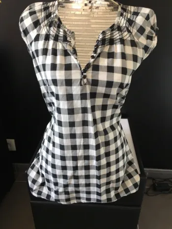 Tunique chemise à carreau