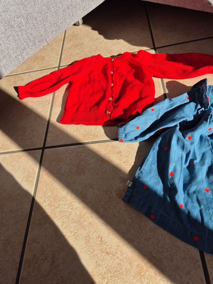 Robe et gilet Cadet Rousselle 6 mois - photo numéro 3