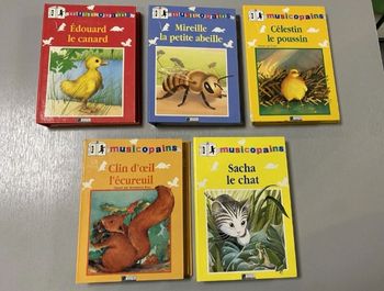 Lot 5 Cassettes Audio Musicopains Nathan cassettes vintage