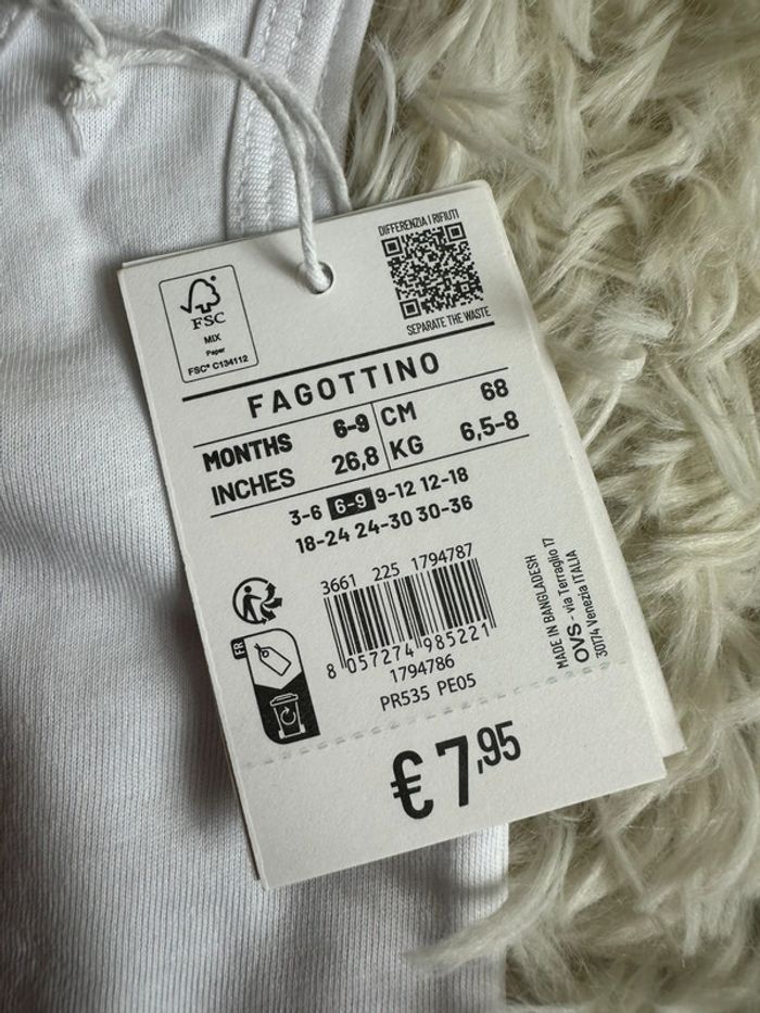 Lot de 2 bodies Fagottino taille 6-9 mois - photo numéro 5