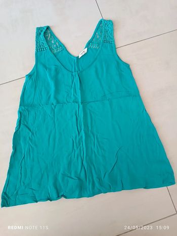 Débardeur bi matière