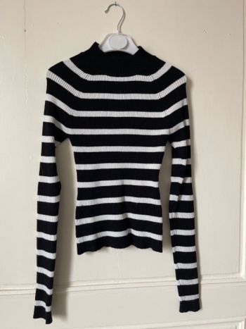 Pull côtelé S (36) Jennyfer Tbe