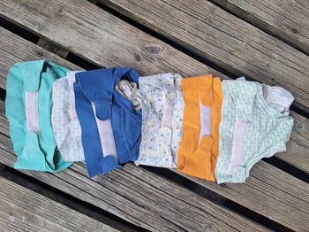 Lot de 6 couche lavable hamac taille L