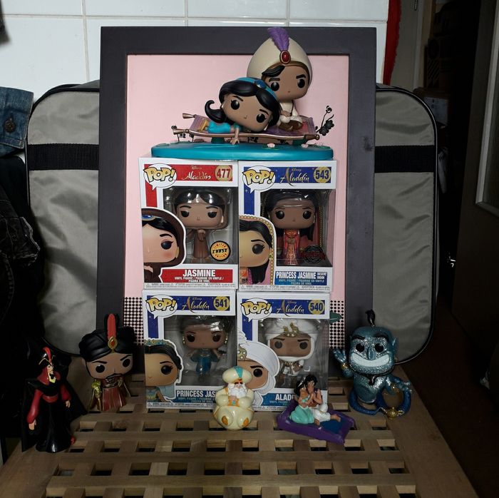 Lot de Funko Pop Aladdin Princess Jasmine Genie Jafar