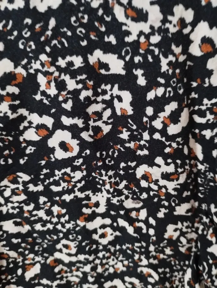 Chemise noire motifs léopard Promod 36 - photo numéro 4